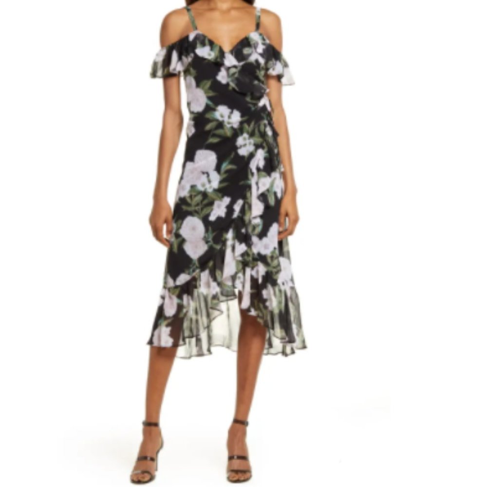 Chelsea 58 -  Wrap Midi Dress